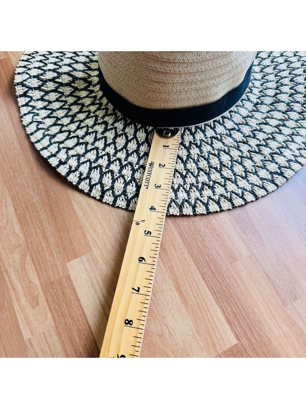Shiraleah wicker summer women's hat nwot - Picture 9 of 11